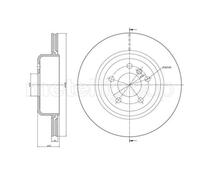 METELLI Dischi Freno Posteriore Ventilati Per BMW 5 Serie Touring F11 F10 F18
