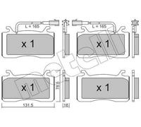 METELLI Kit pastiglie freni Anteriore per ALFA ROMEO Stelvio (949) 22-1141-0