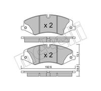 METELLI Pastiglie Freno Bremsbelegsatz Frontale per Land Rover Range