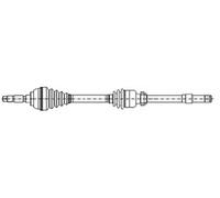 METELLI Semiasse Anteriore Destra per Ford Tourneo Custom Transit 17-1364