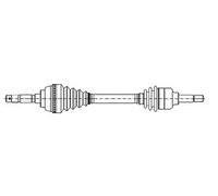 METELLI Semiasse Anteriore Sinistro Per Renault Clio IV BH_ KH_ 17-1378