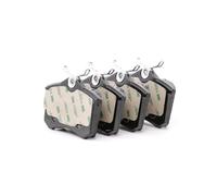metelligroup 22-0100-2 Pastiglie Freno Anteriori E Posteriori, Made in Italy, Pezzo di Ricambio per Auto/Automobile, Kit da 4 Pezzi, Certificate ECE R90, Prive di Rame