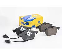 metelligroup 22-0314-0 Pastiglie Freno Anteriori E Posteriori, Made in Italy, Pezzo di Ricambio per Auto/Automobile, Kit da 4 Pezzi, Certificate ECE R90, Prive di Rame