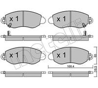 metelligroup 22-0320-0 - Made in Italy - Pastiglie Freno