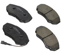 metelligroup 22-0325-0 Pastiglie Freno Anteriori E Posteriori, Made in Italy, Pezzo di Ricambio per Auto/Automobile, Kit da 4 Pezzi, Certificate ECE R90, Prive di Rame