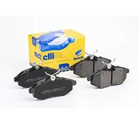 metelligroup 22-0328-0 Pastiglie Freno Anteriori E Posteriori, Made in Italy, Pezzo di Ricambio per Auto/Automobile, Kit da 4 Pezzi, Certificate ECE R90, Prive di Rame