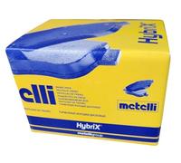 metelligroup 22-0348-0 Pastiglie Freno posteriori, Made in Italy, Pezzo di Ricambio per Auto / Automobile, Kit da 4 Pezzi, Certificate ECE R90, Prive di Rame