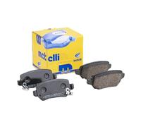 metelligroup 22-0542-0 Pastiglie Freno Anteriori E Posteriori, Made in Italy, Pezzo di Ricambio per Auto/Automobile, Kit da 4 Pezzi, Certificate ECE R90, Prive di Rame