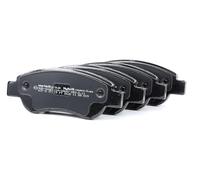metelligroup 22-0637-0 Pastiglie Freno Anteriori E Posteriori, Made in Italy, Pezzo di Ricambio per Auto/Automobile, Kit da 4 Pezzi, Certificate ECE R90, Prive di Rame