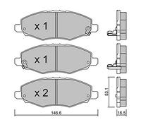 metelligroup 22-0798-0 - Pastiglie Freno anteriori