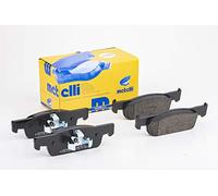 metelligroup 22-0975-0 Pastiglie Freno Anteriori E Posteriori, Made in Italy, Pezzo di Ricambio per Auto/Automobile, Kit da 4 Pezzi, Certificate ECE R90, Prive di Rame