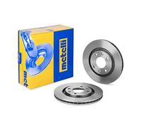 metelligroup 23-0191 Disco Freno, Kit Composto da 2 Dischi Freno, Pezzo di Ricambio per Auto/Automobile, Certificato ECE R90