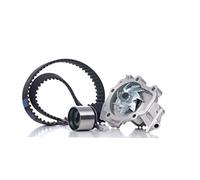 metelligroup 30-0738-2 Kit distribuzione con pompa acqua, composto da galoppino, Cinghia di distribuzione e tenditore, Pezzo di Ricambio per Auto, Ricambio automobile
