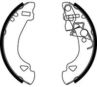 metelligroup 53-0069 Ganasce Freno Made in Italy, Pezzo di Ricambio per Auto/Automobile, Kit Composto da 4 Pezzi, Certificate ECE R90