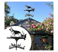 Meteo in acciaio Va ne Weather Va ne Direction Misurazione Spinner Outdoor Yard Giardino Scena Palo Decorazione Outdoor Live Pollo Cupola Tempo Va nes 708