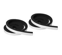 Meteo Rimozione per Porte,2 Rotoli 20x20mm Nero(6.56 Ft Lunghezza)