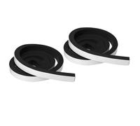 Meteo Rimozione per Porte,2 Rotoli 25x20mm Nero(6.56 Ft Lunghezza)