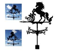 Meteo Vane Animale Figurine Decori Indicatore di Direzione del Vento