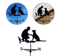 Meteo Vane Farm Garden Yard Tetto Kit In Metallo Banderuola Cupolas Scena