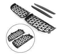 Meteor Black Kidney Grill Mesh Grille per BMW E90 Serie 3 Berlina 2005-2008 G T9