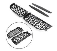 Meteor Black Kidney Grill Mesh Grille per BMW E90 Serie 3 Berlina 2005-2008 L3