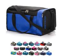 meteor Borsa per Palestra per la Piscina - Borsone da Viaggio - Una borsa sportiva spaziosa e comoda e per weekend, campeggio, ogni viaggio - con tracolla (20L) e (40L) (Blu navy/nero, 40L)
