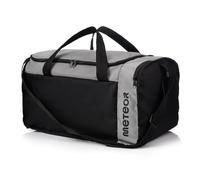 meteor Borsa per Palestra per la Piscina - Borsone da Viaggio - Una Borsa Sportiva spaziosa e Comoda e per Weekend, Campeggio, Ogni Viaggio - con Tracolla (20L) e (40L) (Black/Grey, 20L)
