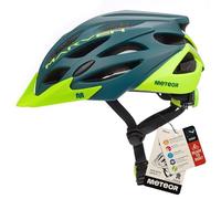 meteor Casco Bici Ideale per Giovani e Adulti Donna e Uomo Caschi Perfetto per Downhill Enduro MTB Scooter Helmet per Tutte Le Forme di attività in Bicicletta Marven