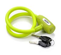 meteor Catena con Lucchetto per Bicicletta - Alta Sicurezza Antifurto da Bici - Motociclista Ciclismo MTB BMX - Lucchetto a Combinazione o con Una Chiave - Accessori Bicicletta (Chiave 4)