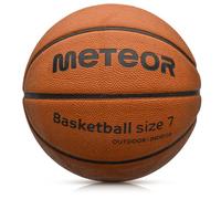 meteor Cellular Pro - Pallone da Basket per bambini, taglia # 5, 6, 7, ideale per le mani dei bambini, ideale per l'allenamento di basket morbido, con superficie aderente (#7, Cellular - Brown)