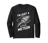 Meteor che guarda una pioggia di meteoriti Stelle cadenti Meteor Observer Maglia a Manica