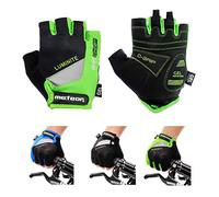 Meteor Guanti in gel da ciclismo GX31, Uomo, verde, XL