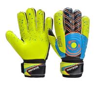 meteor Guanti Portiere per Bambini e Giovani - Ottima Sicura, Funzionalità e Vestibilità - Alenamento e Giochi Ricreativi - Calcio Football Bimbo Gioventù - DEFENCE (#7, giallo)