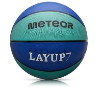 meteor® Layup - Mini pallacanestro per bambini, misura #5, ideale per le mani dei bambini dai 4 agli 8 anni, ideale per l'allenamento morbido basket, con superficie antiscivolo