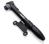 meteor Mini Pompa Bicicletta Testa per Tutti i Tipi di valvole Presta Dunlop Schrader - Pompa per gomme per Bici da Strada BMX MTB Corsa Mountain Bike Compatta e Portatile