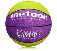 meteor Pallone Basket Palla da Basketball - Dimensione Bambini Giovani Ideale per Allenamento e Divertimento - Gonfiabili Pallacanestro Mini con Superficie Antiscivolo Layup