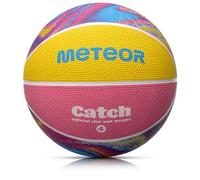 meteor Pallone Basket Palla da Basketball - Dimensione Bambini Giovani per Allenamento e Divertimento - Gonfiabili Pallacanestro Mini con Superficie Antiscivolo