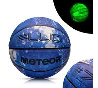 meteor Pallone da basket-Ball Fluo Glowing Layup misura 7 giovani donne uomini ideale per le mani dei bambini ideale per l'allenamento dei bambini all'aperto