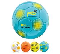 meteor Pallone da Calcio Cucito per Bambini Adolescenti e Adulti 5 4 3 1 Dimensioni e 4 Colori Perfetto per Allenamento, Giochi Ricreativi (#1, Blu)