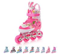 meteor Pattini in Linea Bambini Gioventù Dimensione Regolabile Rollerblades Cuscinetti ABEC-7 Ruote PU