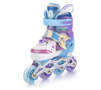 meteor Pattini in Linea Bambini Gioventù Dimensione Regolabile Rollerblades Cuscinetti ABEC-7 Ruote PU