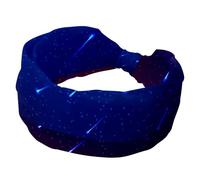 Meteor Shower Sky - Fascia elastica da donna, a turbante, morbida, antiscivolo, per yoga, allenamento, sport, corsa