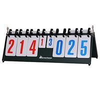 meteor Tabellone segnapunti Score Flipper Flipper Tavolo Scoring Board Portatile Multifunzionale Sport Giochi Pallavolo Pallacanestro Ping-Pong (1-30 Punti) (1-999 Punti)