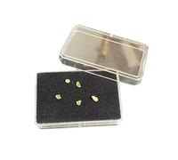 Meteorit Jepara - Set di gemme uniche in meteorite nata, organizzatore fai da te, per pietre preziose, perle, minerali, pietre, perline, cristalli