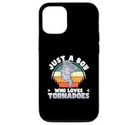 Meteorologia amante meteorologia Solo un ragazzo che ama il tornado Custodia per iPhone 12/12 Pro