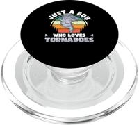 Meteorologia amante meteorologia Solo un ragazzo che ama il tornado PopSockets PopGrip per MagSafe