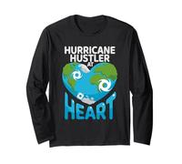 Meteorologo Storm Chaser Hurricane Hustler At Heart Maglia a Manica