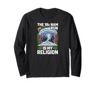 Meteorology Humor 18z NAM Run Is My Religion Maglia a Manica
