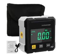 Meter Di Inclinazione Digitale - Finder Ad Angolo Magnetico | Coltello In Lettino Digitale | 'acqua A Livello Di Ricerca Angolare Della Contea Per Bulloni, Mitra, Auto, Macchin