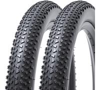 MetersGod 2 pneumatici per bicicletta da 26 x 2,10, 26 x 2,10, 54-559, compatibili con bici da strada/city bike, pieghevoli